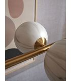 Hanglamp Carrara - Goud/Wit - 105x30x12cm - 6L image number 3