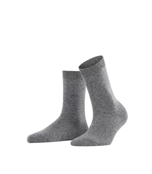 Chaussettes cosy wool cashmere blend greymix