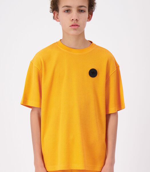 Waffle T-shirt Oranje