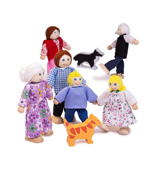 Bigjigs Famille de poupées