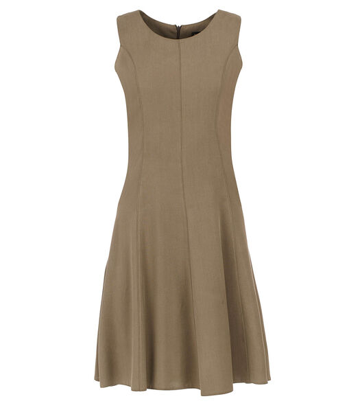 Robe cloche couleur olive