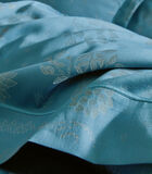 SHIRAZ Turquoise - Housse de couette Satin jacquard image number 2