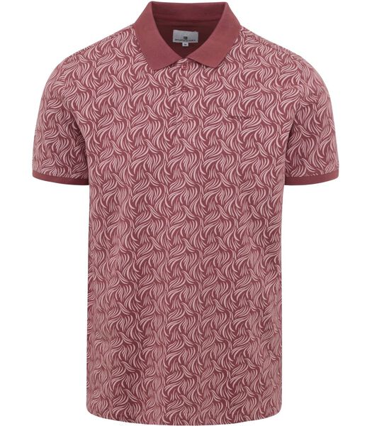 Poloshirt Print Roze