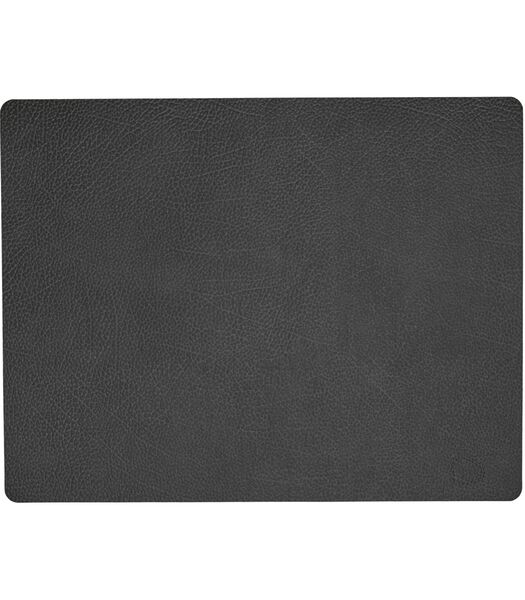 Set de table  Hippo - Cuir - Noir Anthracite - 45 x 35 cm