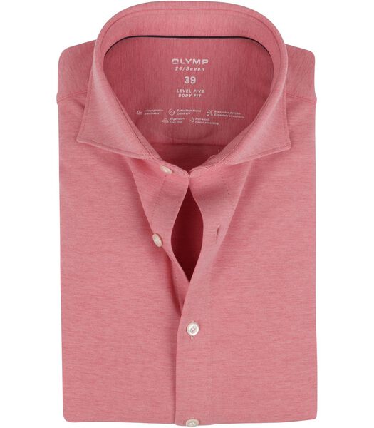 OLYMP Lvl 5 24/Seven Overhemd Roze