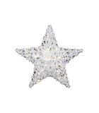 Étoile de Noël  Blanche Maisie A - avec minuterie LED - Grande image number 1
