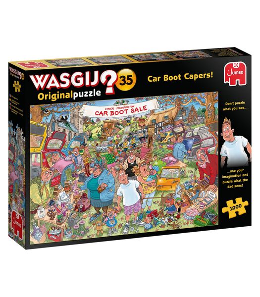 puzzel Wasgij Original 35 INT - vlooienmarkt - 1000 stukjes