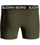 Bjorn Borg Boxers Lot de 2 Vert Marron image number 3