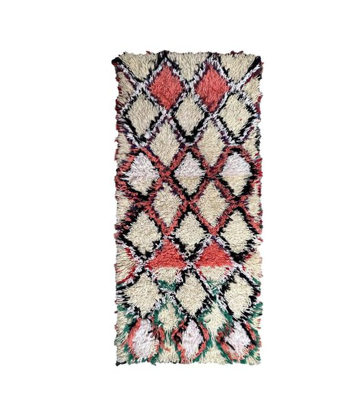 Marokkaans berber tapijt pure wol 180 x 76 cm