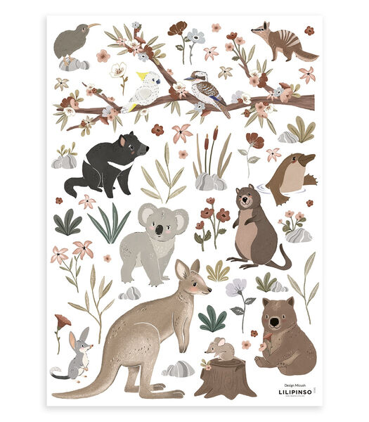 Stickers animaux d'Australie Lilydale, Lilipinso
