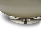 tafellamp glas, lampenvoet ovaal, laag model - Bauble - Beige image number 3