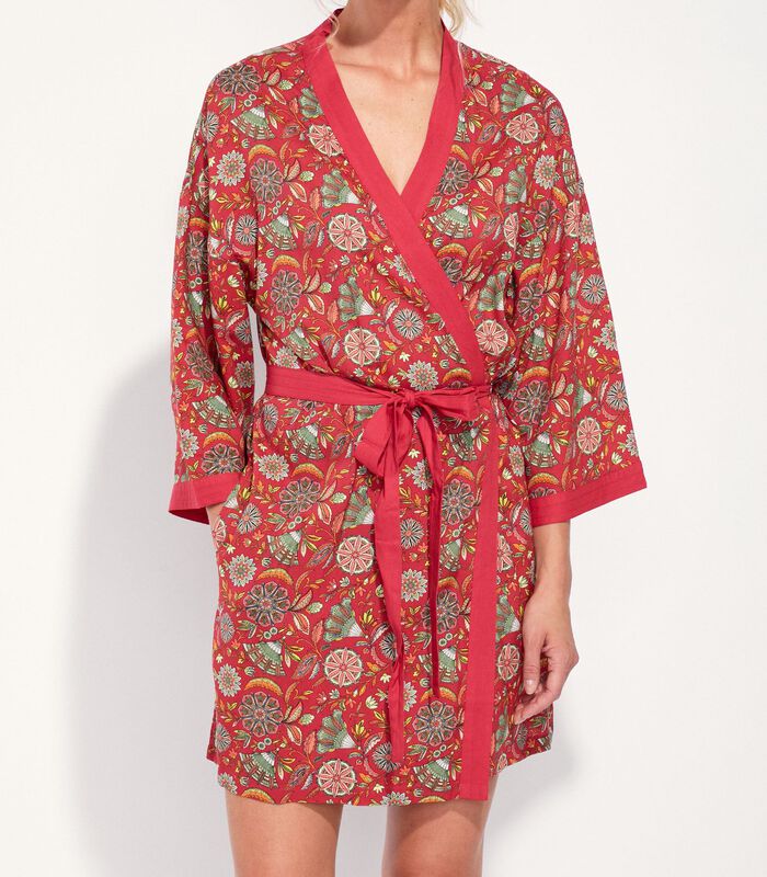 Ecovero vloeibare kimono MARIGOLD image number 1