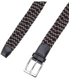 Geweven Riem Navy Taupe image number 1