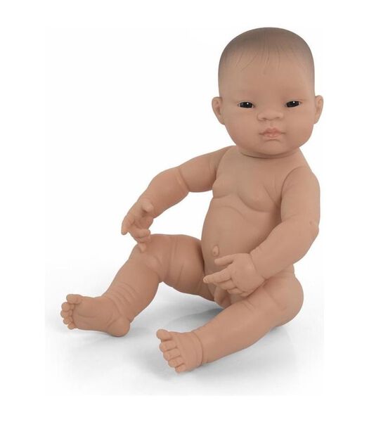Babypop Jongen Amandelogen Vanillegeur - 40 cm