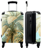 Handbagage Koffer met 4 wielen en TSA slot (Vintage - Palmboom - Haeckel - Kunst - Tropisch) image number 0