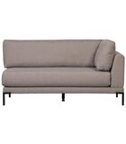 Hoekelement Links Eetbank - Polyester - Taupe - 73x80x170 image number 3