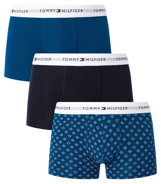 Lot De 3 Boxers En Coton Signature Essentials