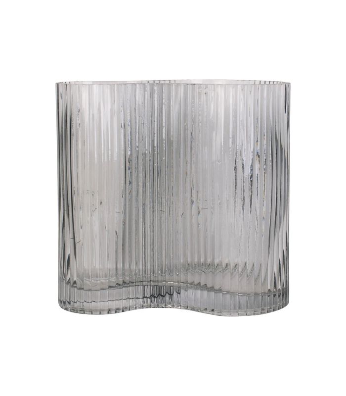Vase Allure Wave - Gris foncé - 12x18cm image number 2