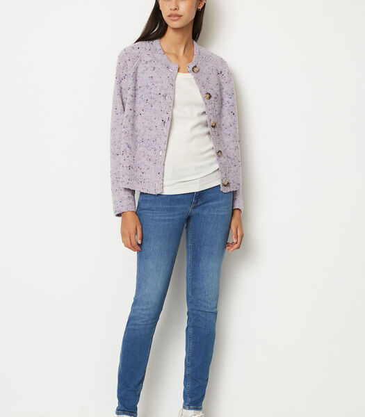 Cardigan bouclette relaxed