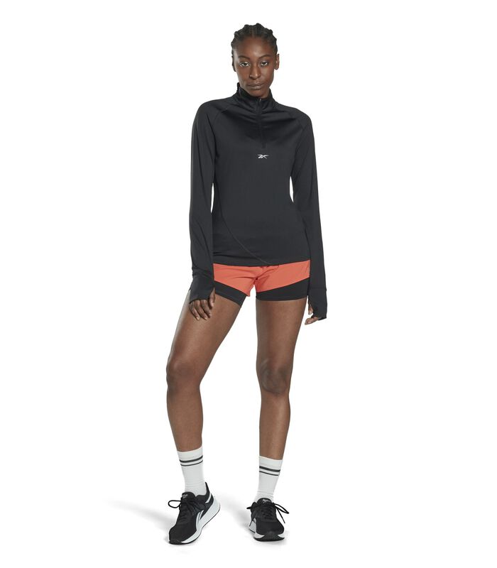 Sweatshirt quart de zip femme Running image number 3