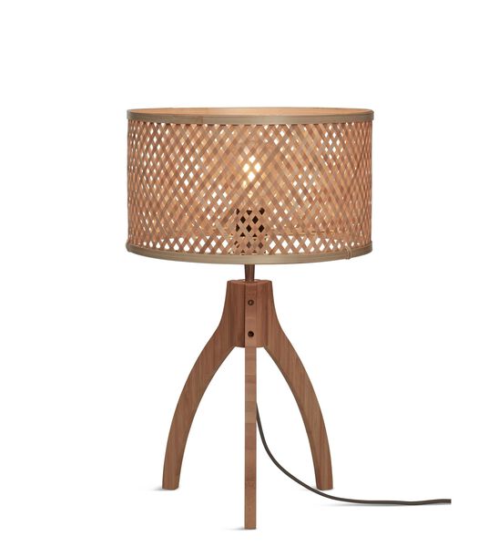 Tafellamp Java - Bamboe - Ø18cm