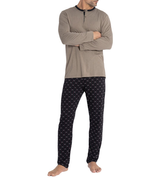 Pyjama long Enso à motif de cercles