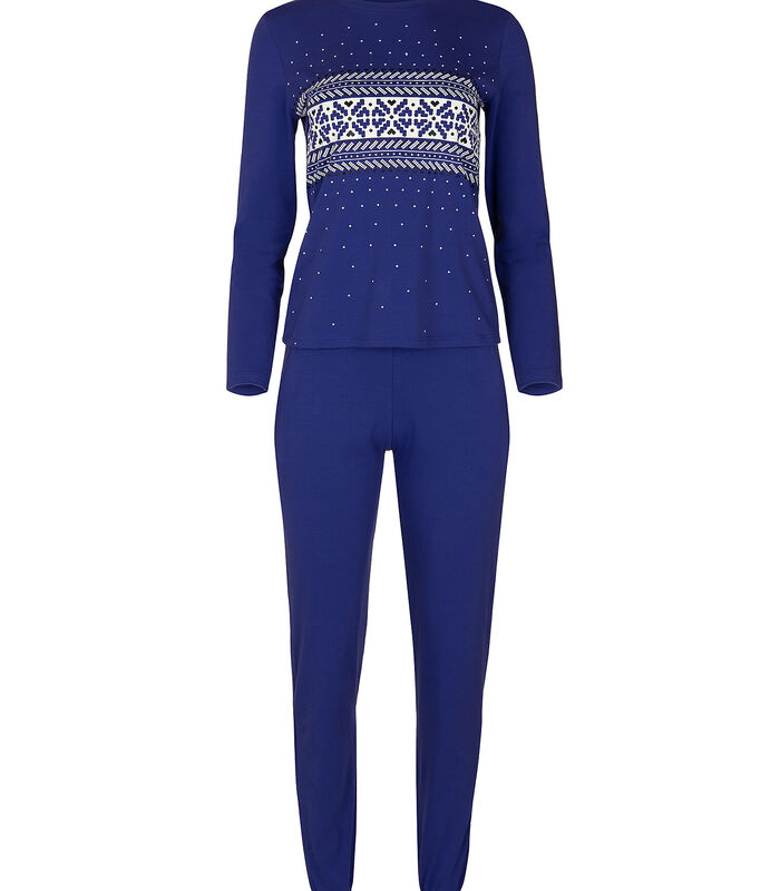 Pyjama indoor outfit broek top lange mouwen Starlight image number 2