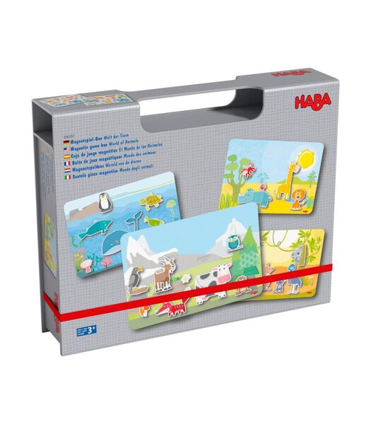 HABA-Boîte de jeu magnétique Monde des animaux