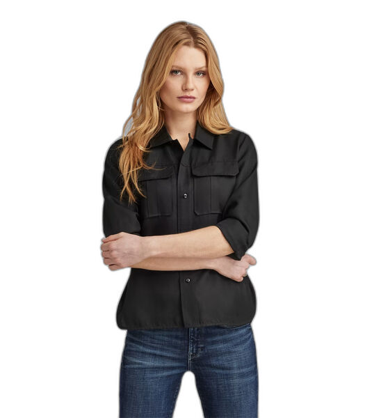 Chemise manches longues femme officer