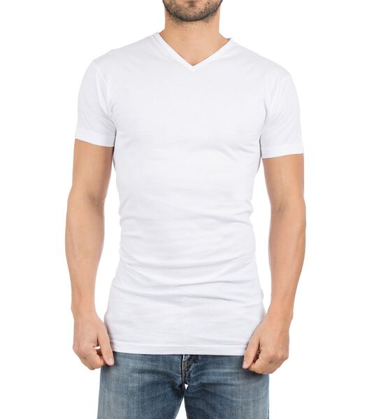 Alan Red T-Shirts Vermont Extra Longs Blancs (Lot de 2)