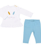 Baby 2-delige biokatoenen pyjama LAPINOU image number 0