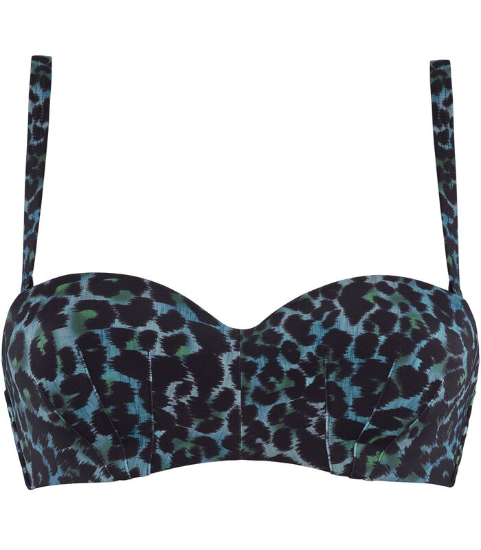 panthera strapless bikini top image number 3