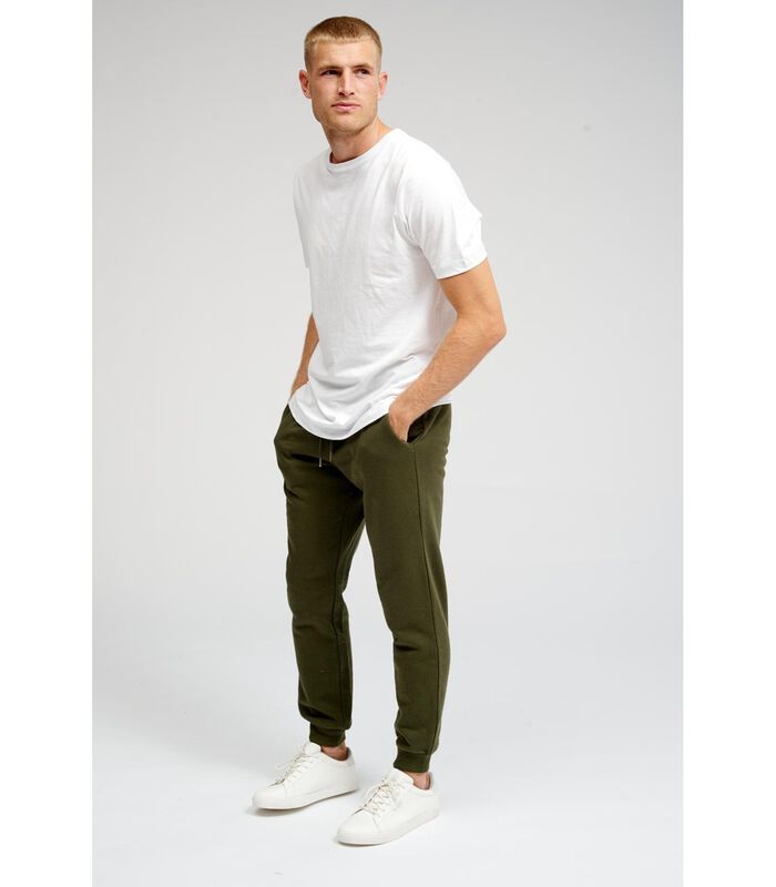 Pantalon de survêtement basique - Vert foncé image number 1