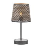 Lampe de table - Fer - Noir/laiton antique - 56x28x28 cm - Kars image number 2