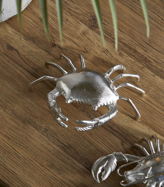 Ocean Crab - Statue Argent Crabe debout