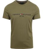 Tommy Hilfiger Logo T-shirt Vert foncé image number 0