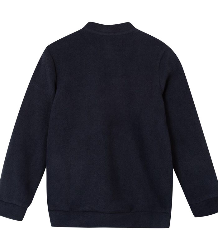 Fleece sweatshirt met zakken image number 1
