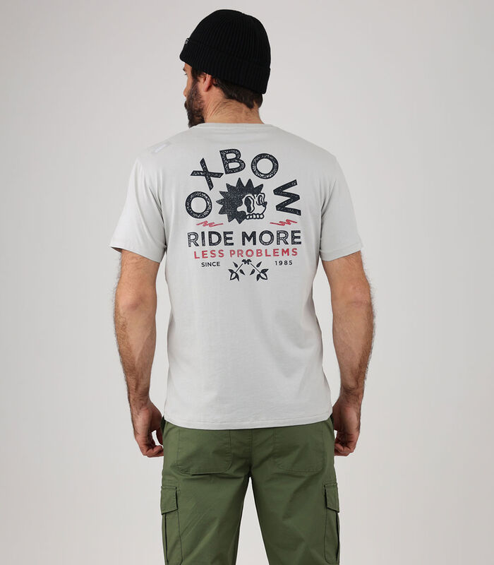 T-shirt met korte mouwen en print O2TOUATA image number 2