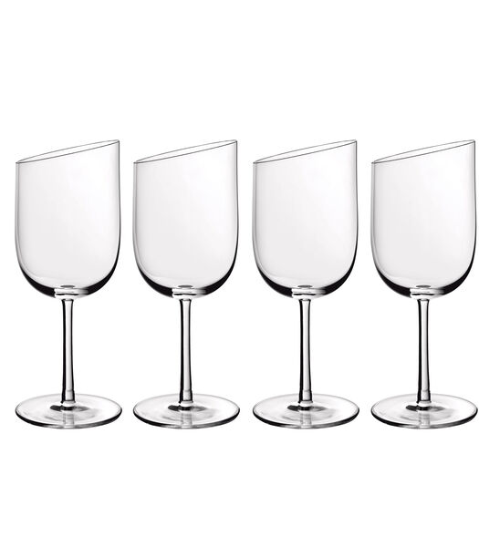 Witte wijnglas, Set 4-dlg NewMoon