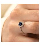 Ring "Bleu Merveilleux" Witgoud image number 3