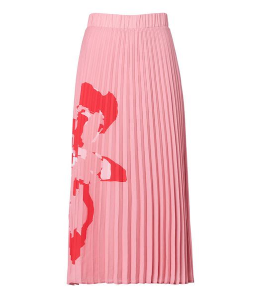 Lilly Plisse Rok Pink/rood