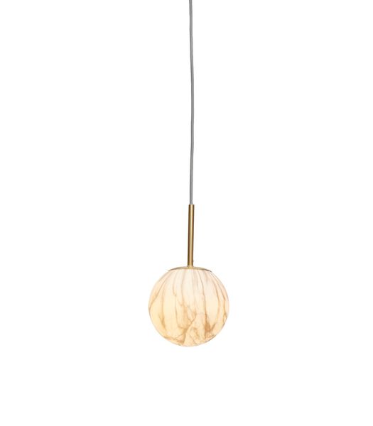 Hanglamp Carrara - Goud/Wit - Ø16cm