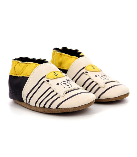 Chaussons Cuir Robeez Naval Officer
