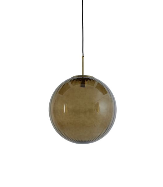 Hanglamp Magdala - Bruin Glas - Ø40cm