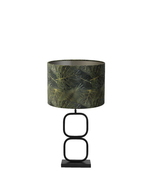 Tafellamp Lutika/Amazone - Zwart/Groen - Ø30x67cm