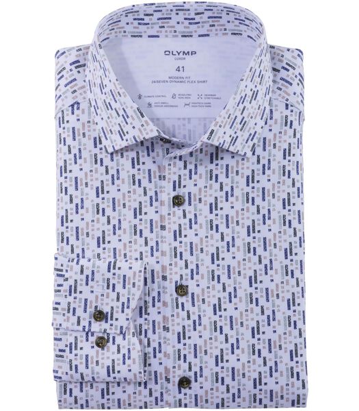OLYMP Chemise Luxor 24/Seven Impression Blanche