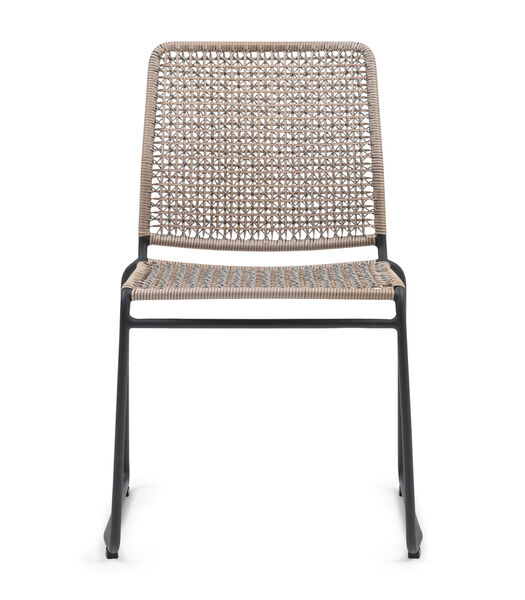 Chaise de salle à manger - empilable d'extérieur Portofino - 58x65x86 cm