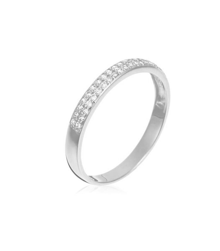 Ring "Justesse Blanche" Witgoud image number 2