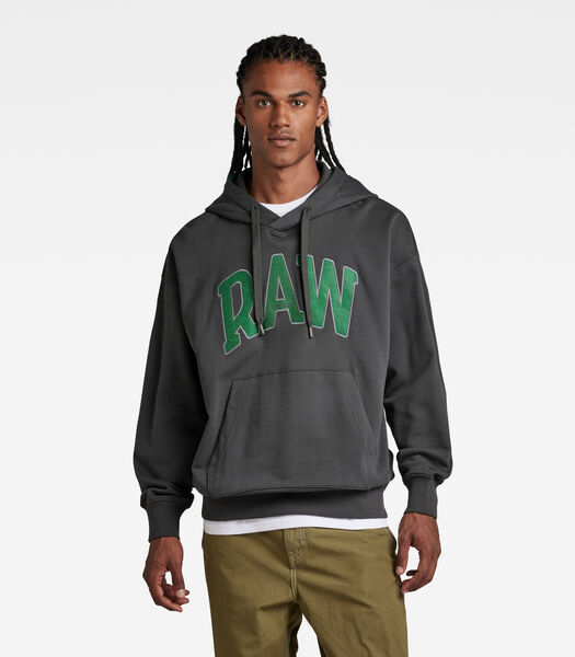 Sweatshirt à capuche oversized RAW University