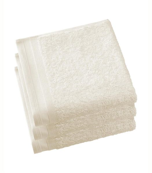 3 serviettes de bains Contessa vanilla